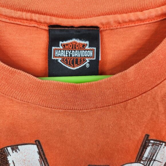 Vintage 90s Harley-Davidson VR 1000 Double Sided Single Stitch Graphic Tee M - Picture 5 of 10